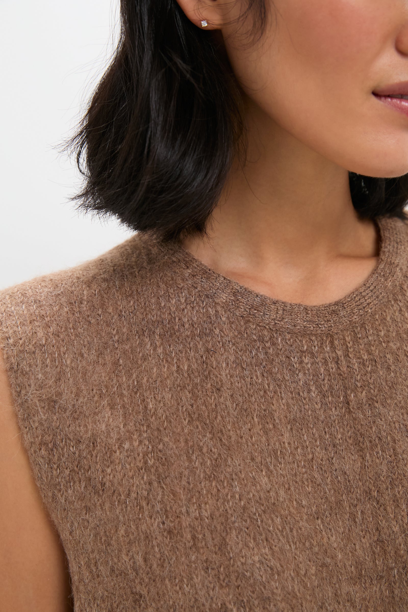 Doe Brushed Melange Sweater