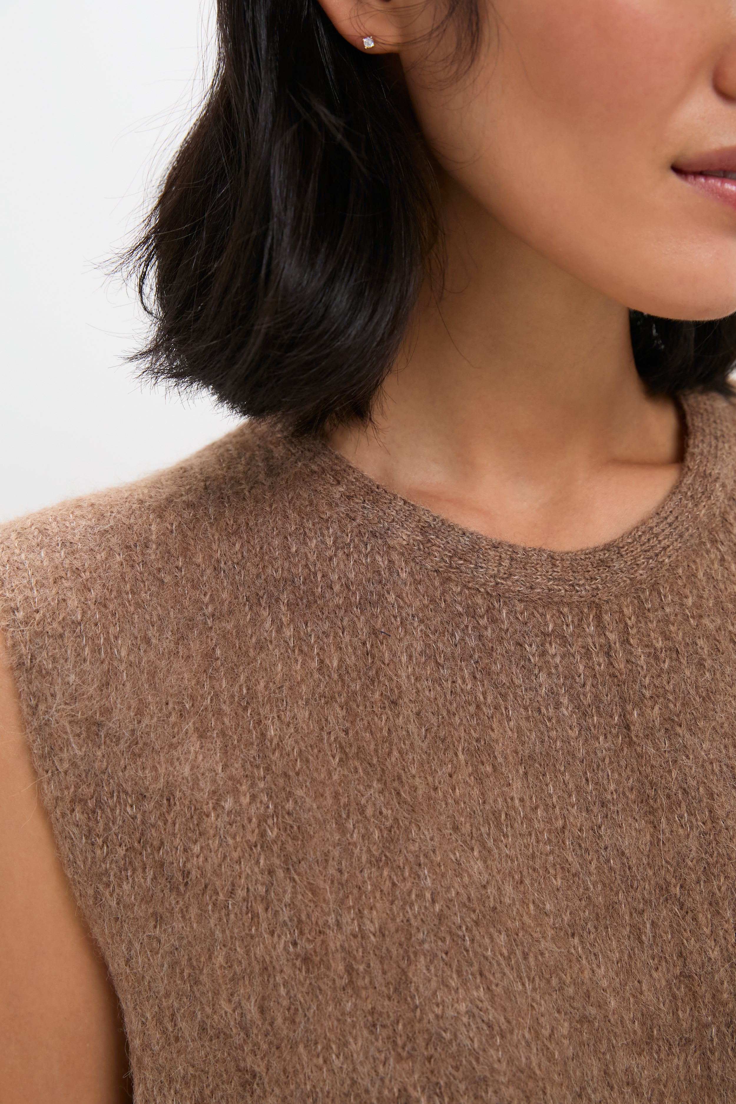 Doe Brushed Melange Sweater