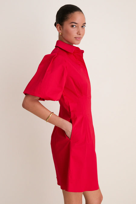 Red Mini Delaney Dress