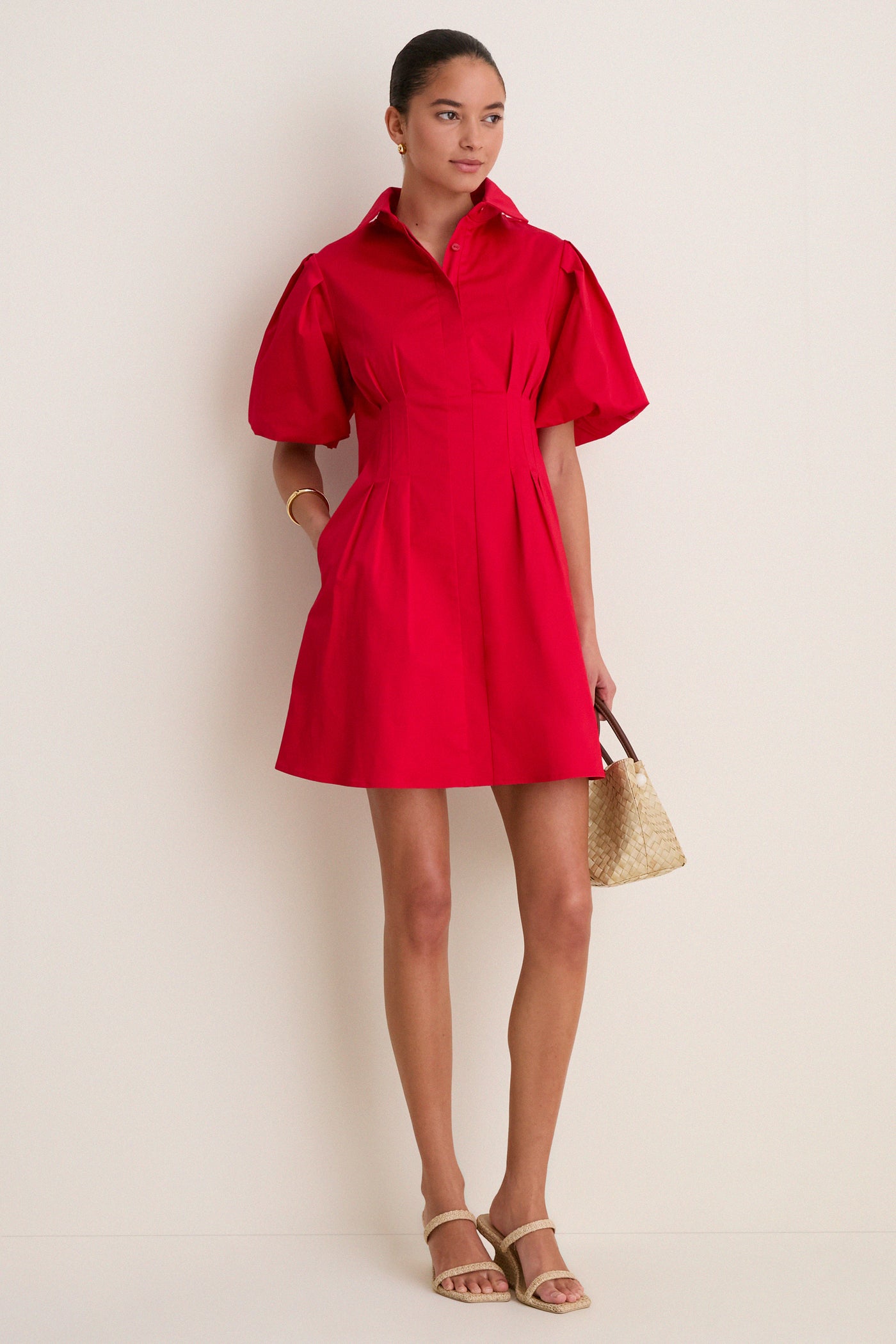 Red Mini Delaney Dress | Tuckernuck Red Mini Delaney Dress | Tuckernuck