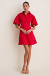Red Mini Delaney Dress