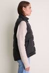 Black Inez Puffer Vest