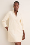 Winter White Corduroy Clifton Dress