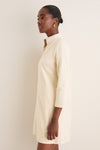 Winter White Corduroy Clifton Dress