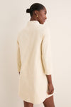 Winter White Corduroy Clifton Dress