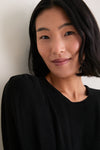 Black Brielle Sweater Dress