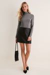 Silver Metallic Ellory Turtleneck