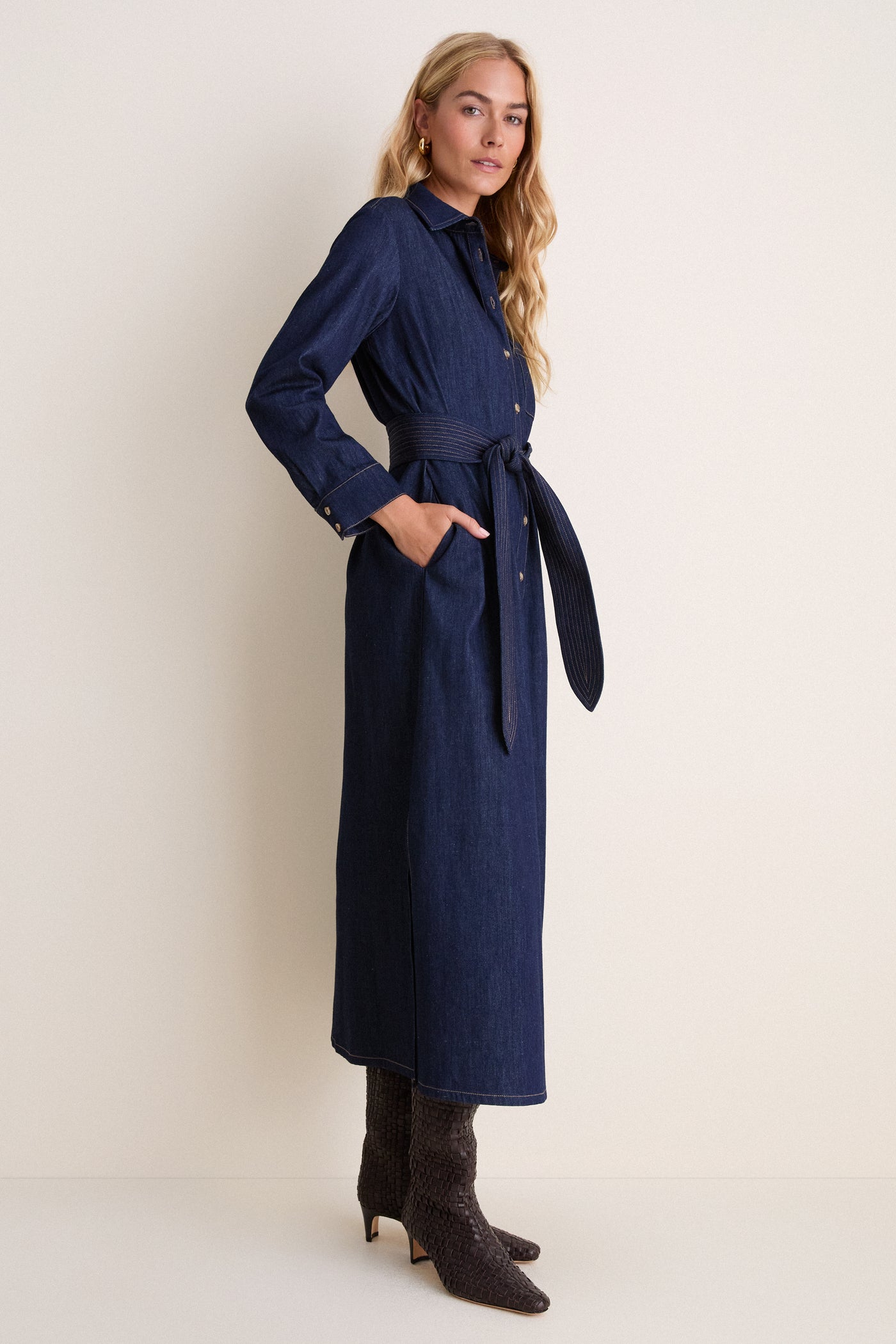 Tuckernuck Denim Chessie Dress Denim / XXL