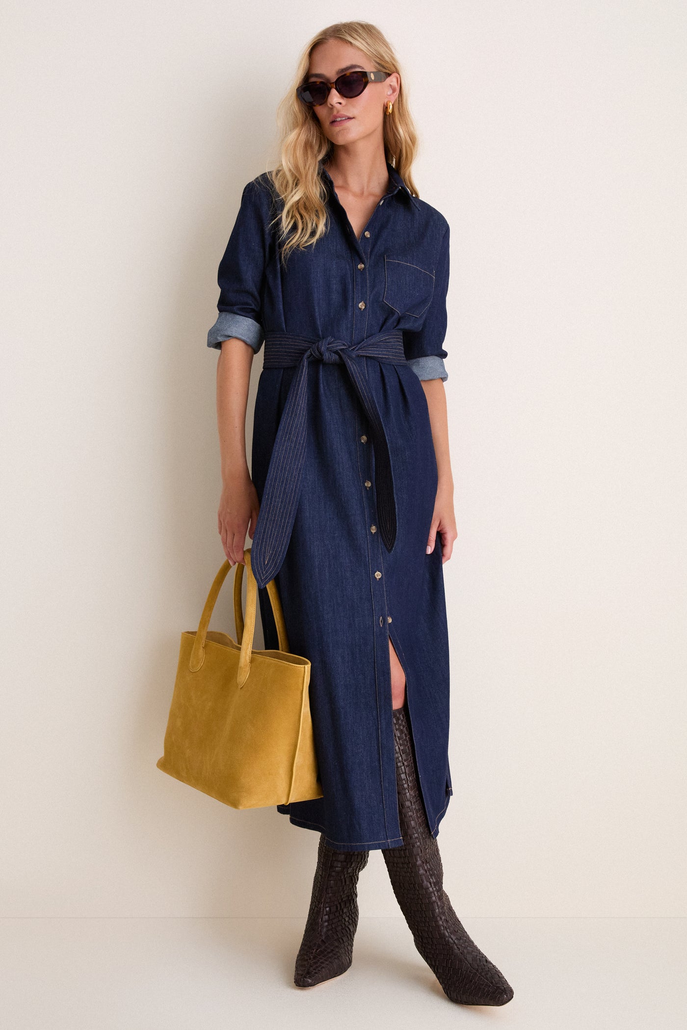 Tuckernuck Denim Chessie Dress Denim / XS