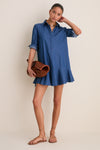 Lightweight Denim Callahan Shirt Dress