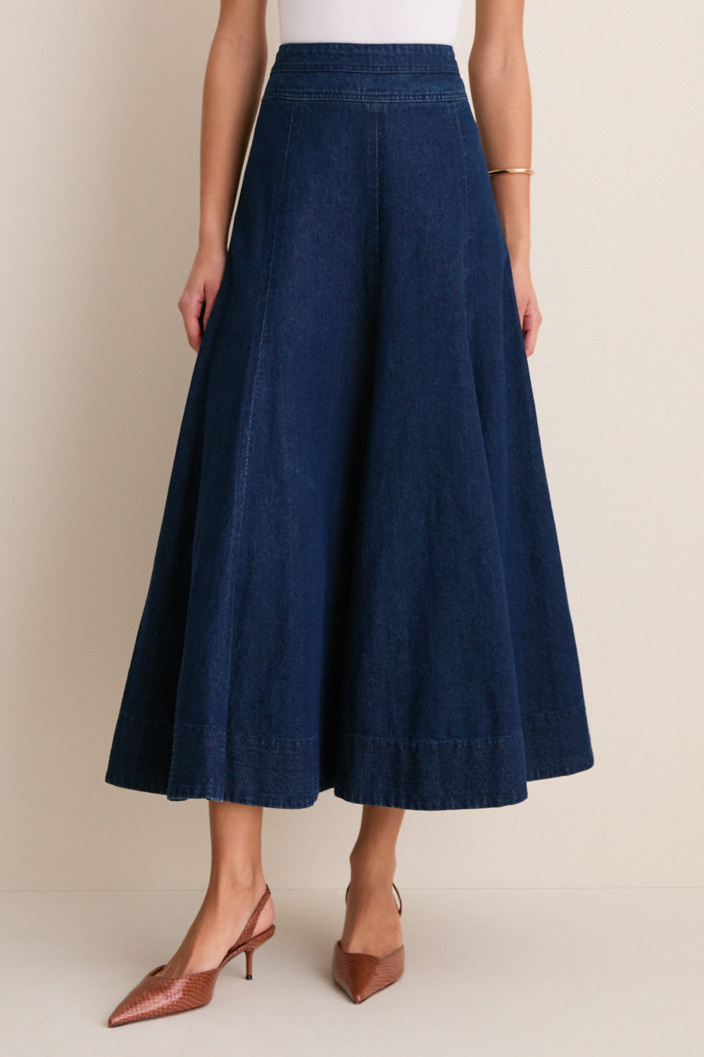 Tuckernuck Dark Denim Brynn Skirt Denim / 4