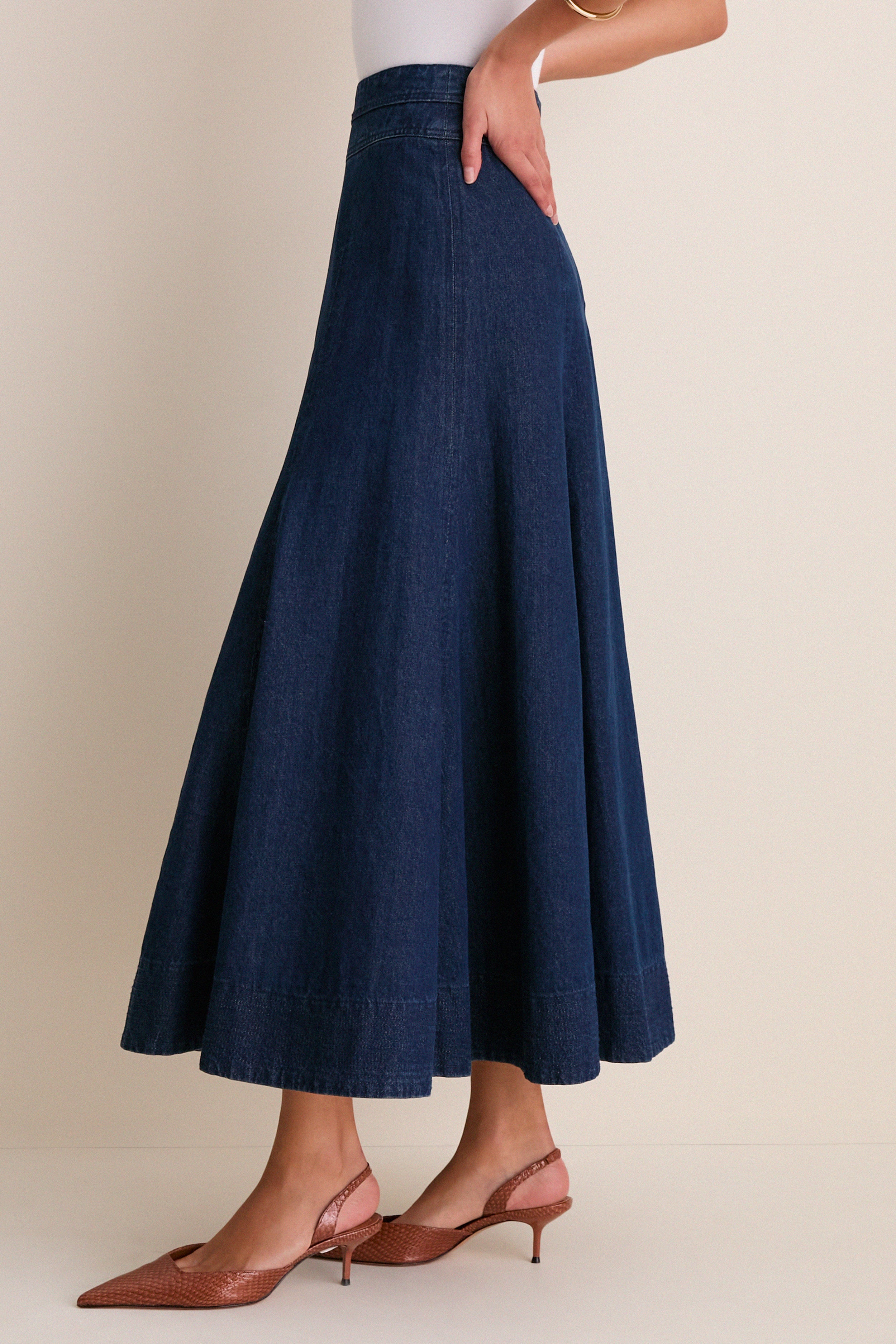 Dark Denim Brynn Skirt