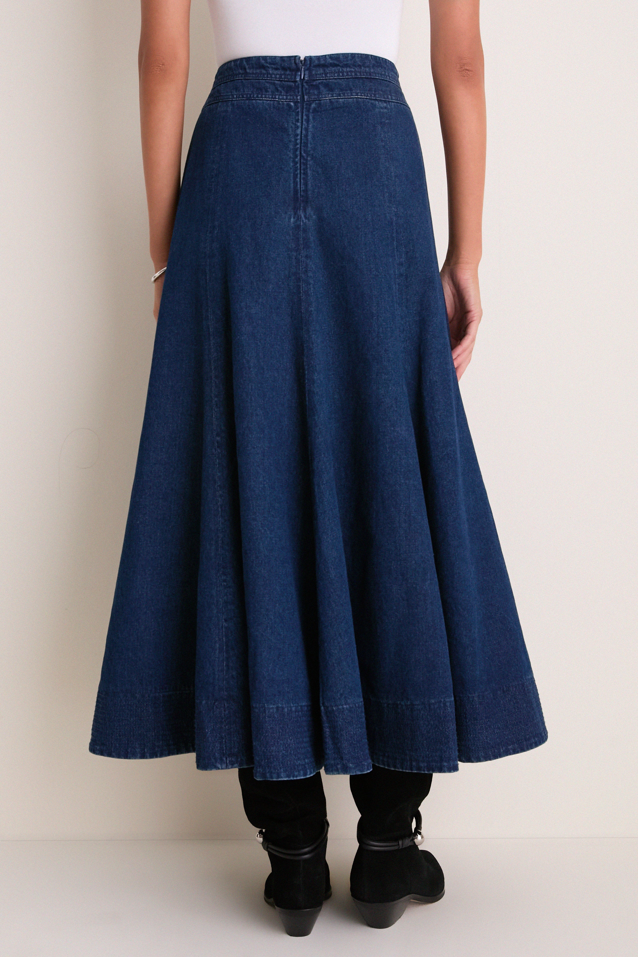Dark Denim Brynn Skirt | Tuckernuck