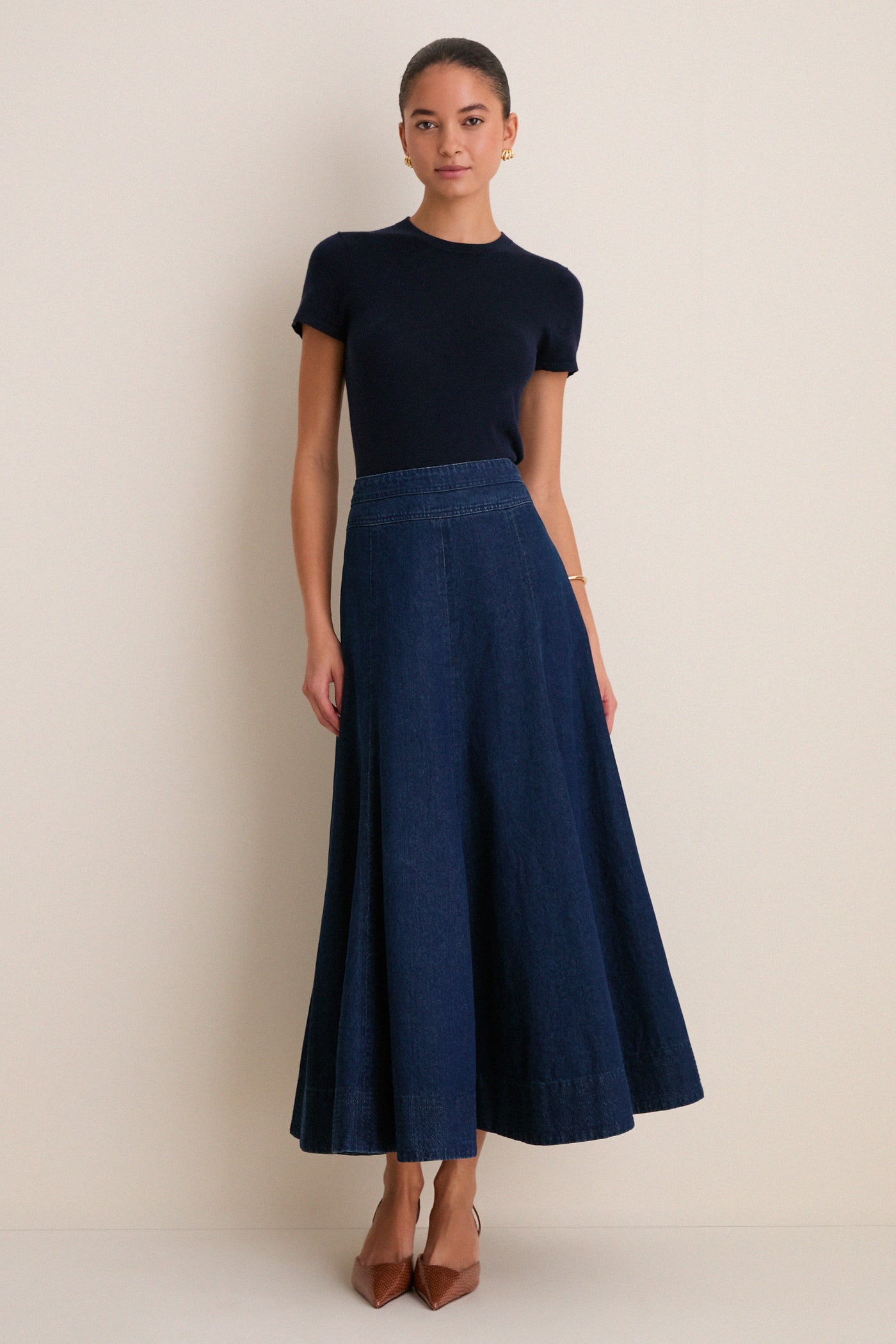 Dark Denim Brynn Skirt