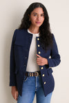 Navy Tweed Jennings Jacket