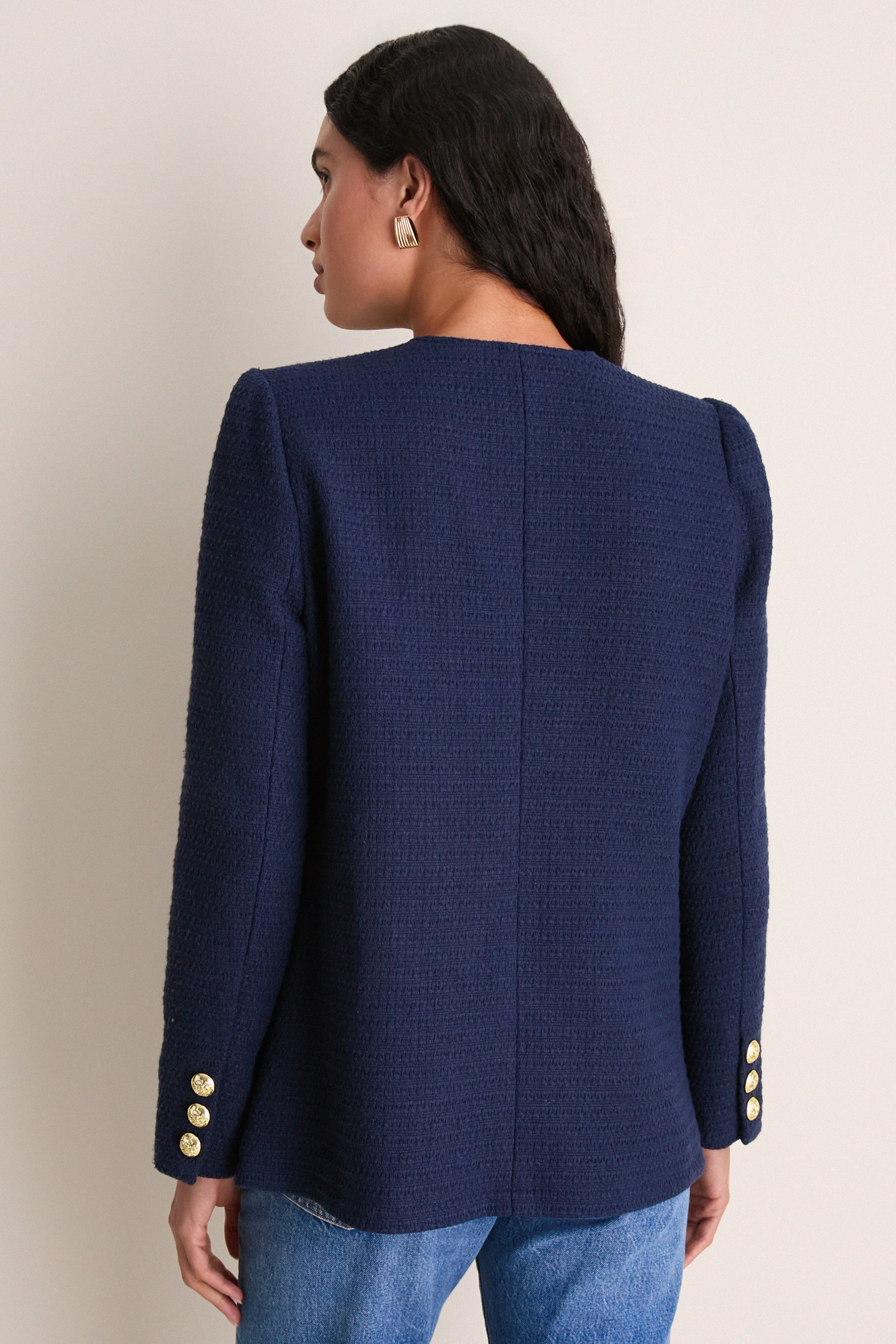 Navy Tweed Jennings Jacket | Pomander Place | Tuckernuck