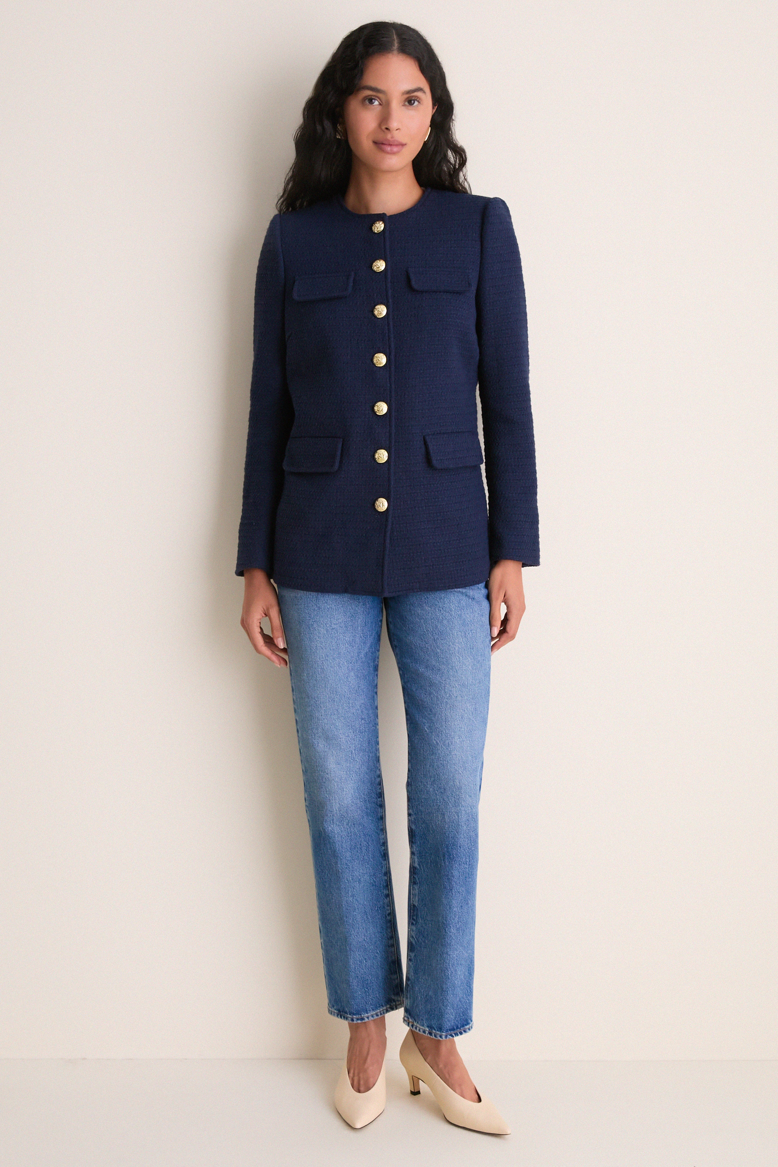 Navy Tweed Jennings Jacket | Pomander Place | Tuckernuck
