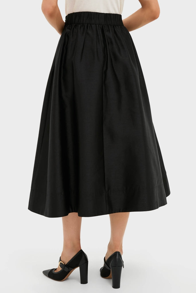 Black Dupioni Kendall Skirt | Tuckernuck