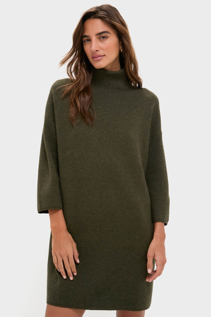 Moss Green Vivianne Dress | Pomander Place