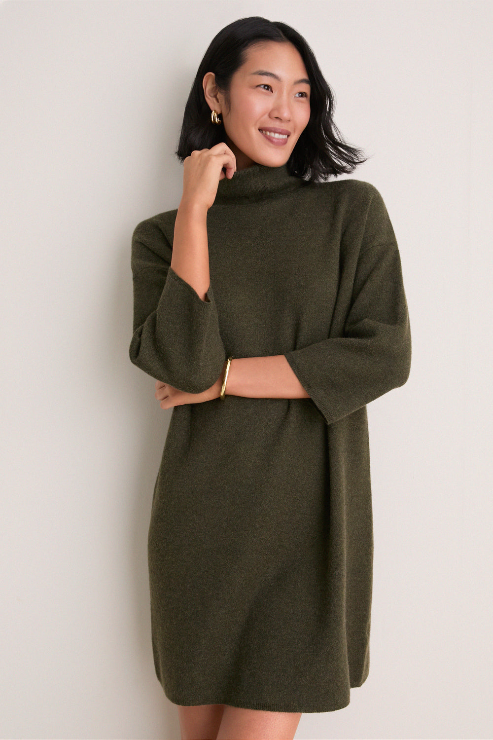 Moss Green Vivianne Dress