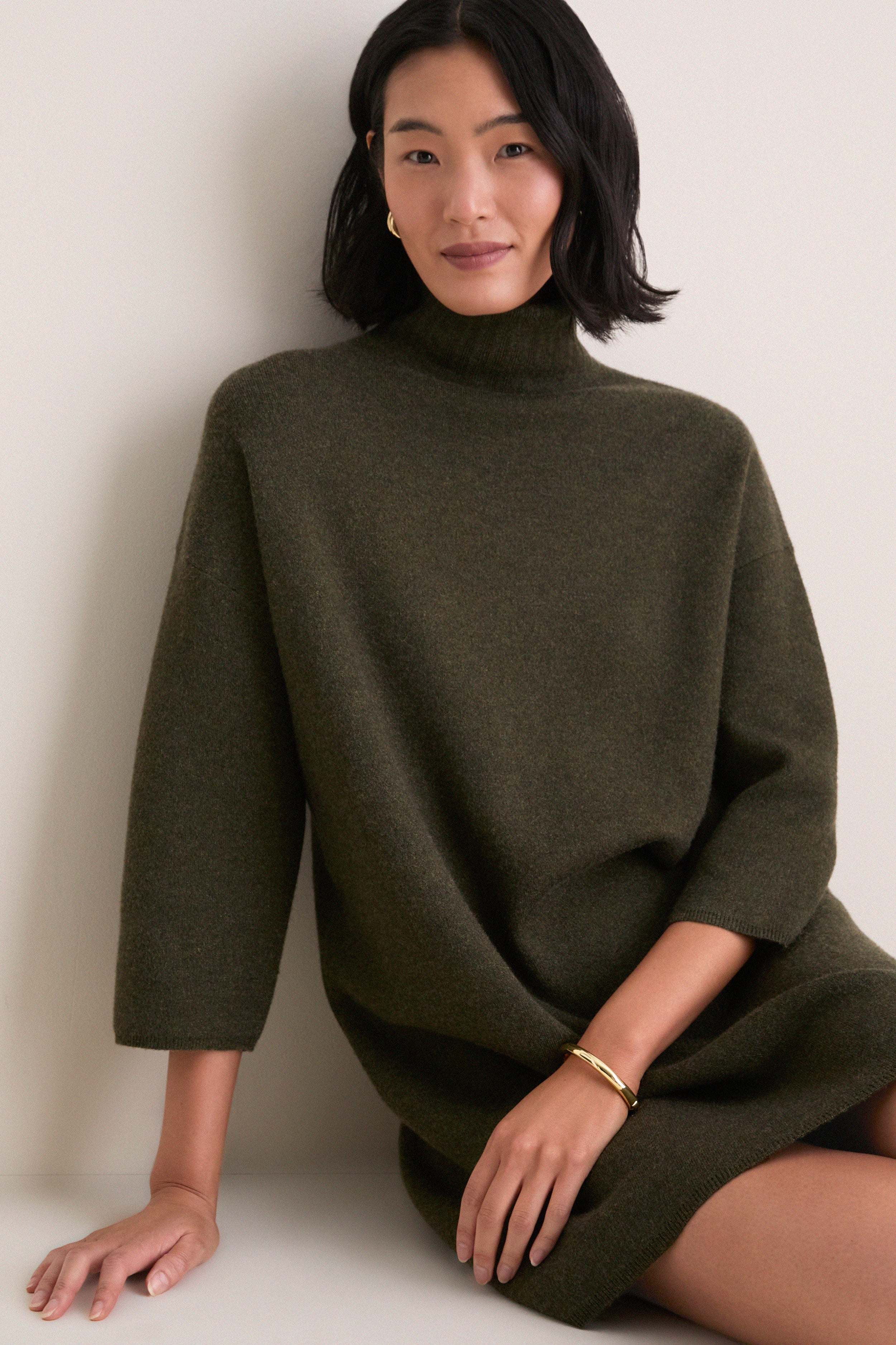 Moss Green Vivianne Dress