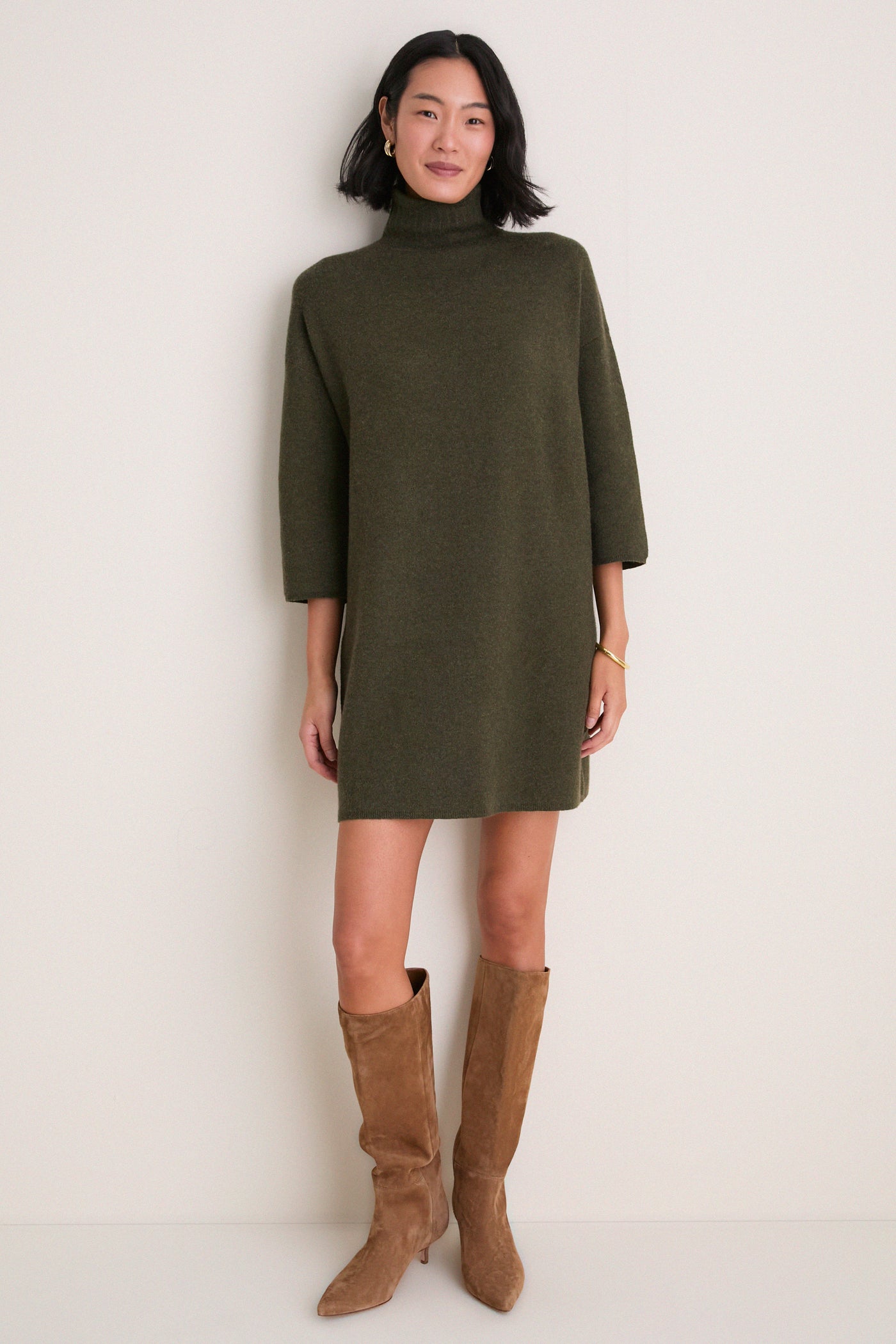 Moss Green Vivianne Dress