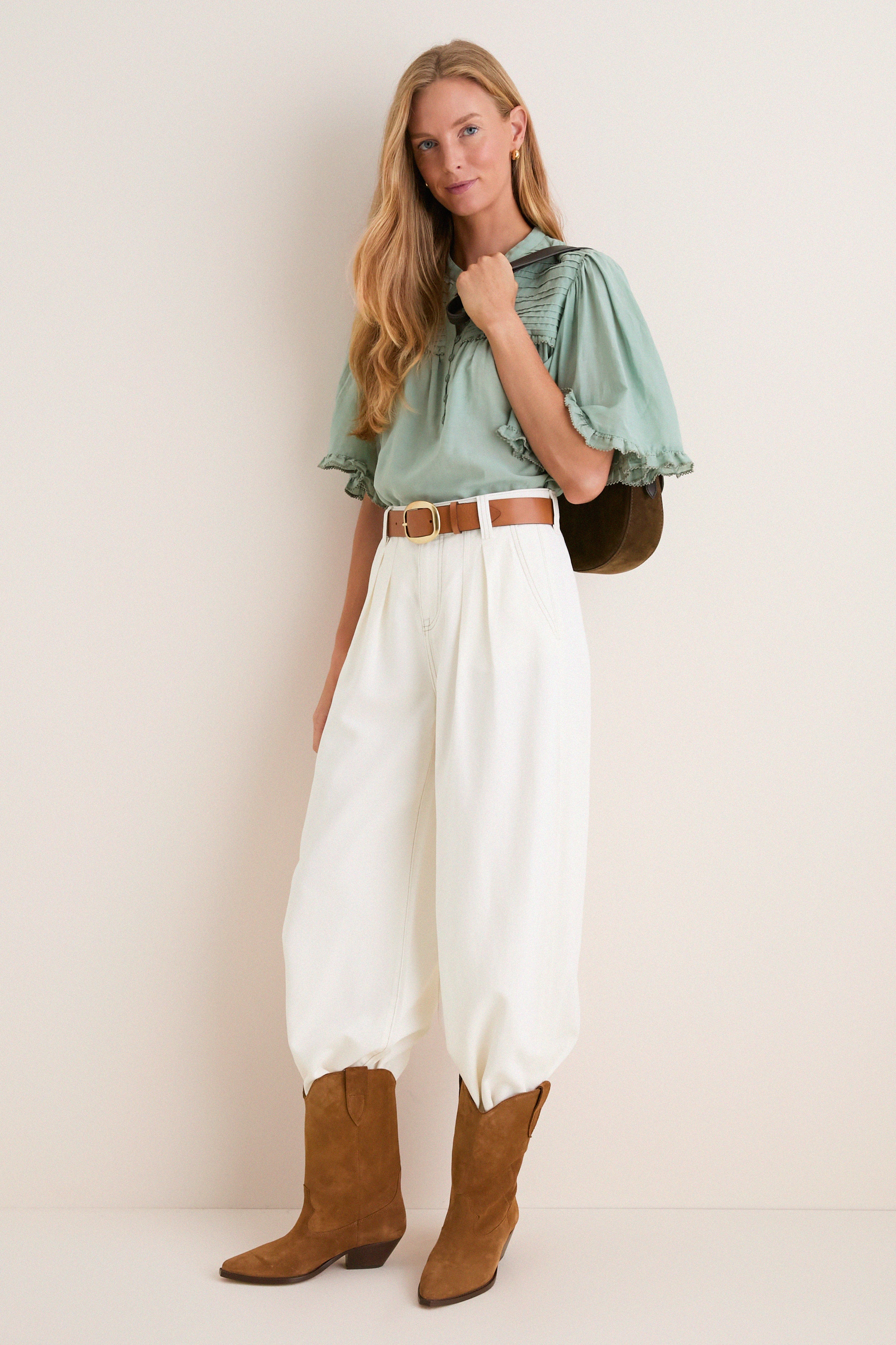 Cognac Dara Buckle Belt