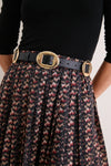 Black Western Buckle Belt