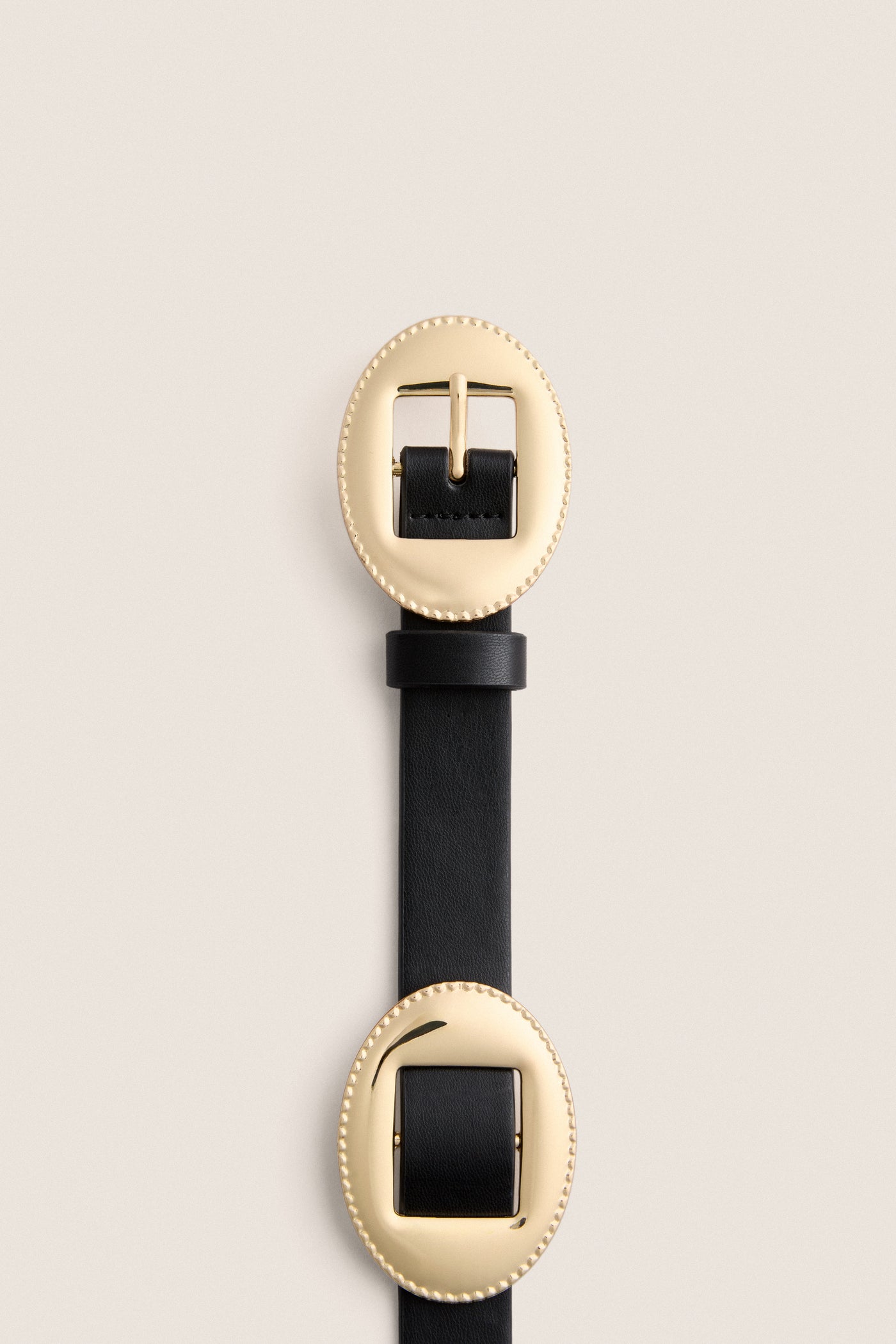 Black Western Buckle Belt