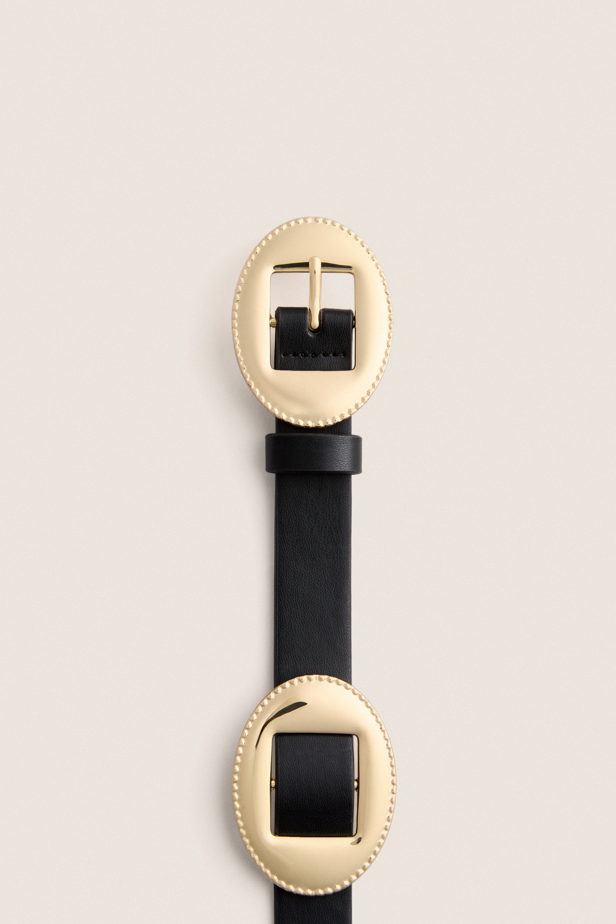 Black Western Buckle Belt