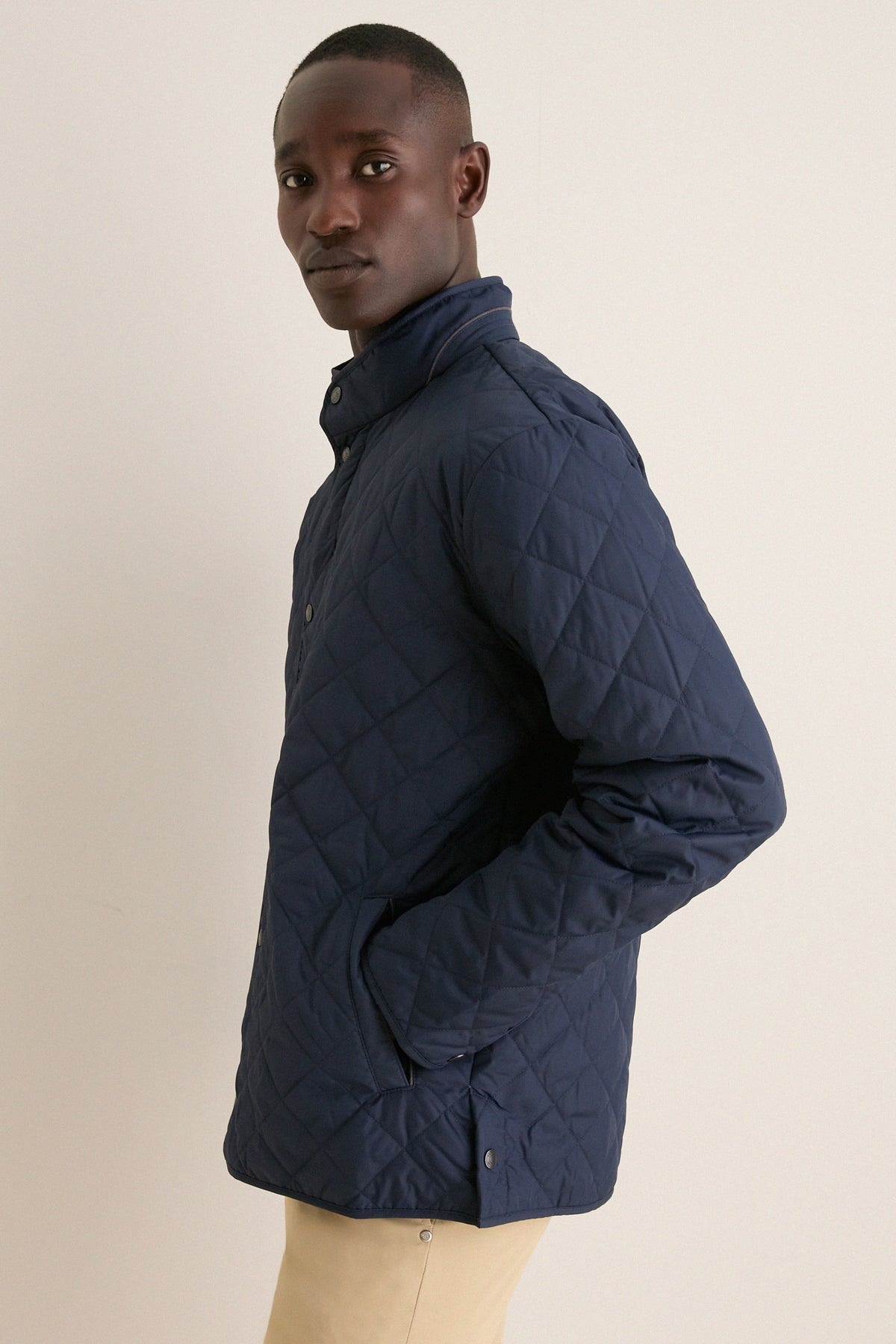 Navy Suffolk Coat