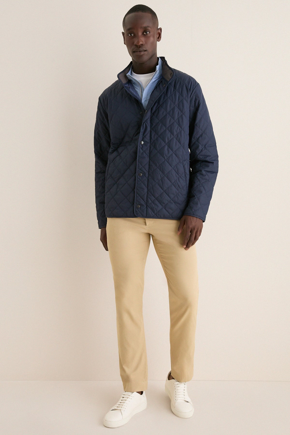 Navy Suffolk Coat