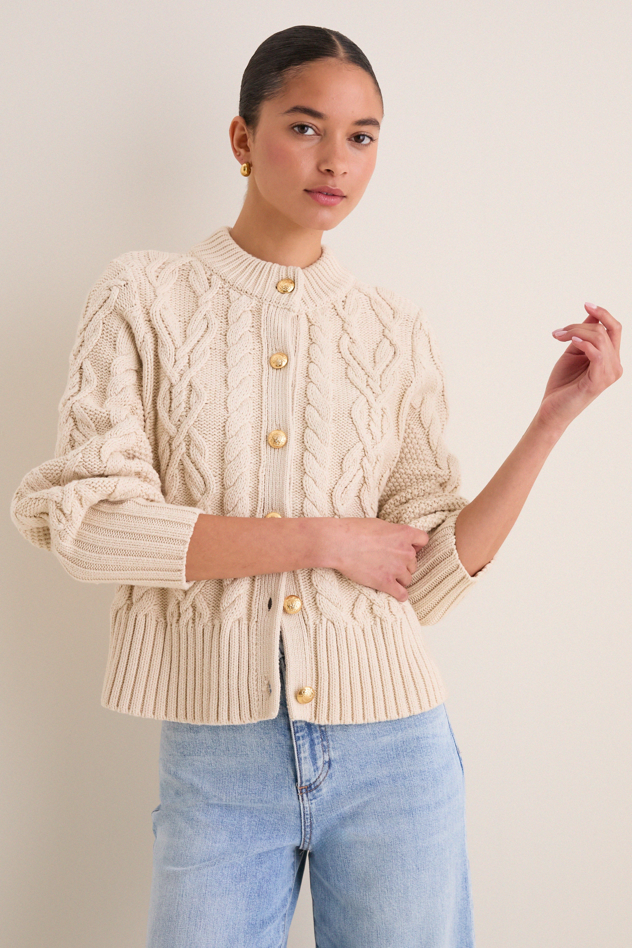 GANGSTERVILLE RISE CARDIGAN ベージュ GANGSTERVILLE（ギャングスタービル） RISE ABOVE - CARDIGAN