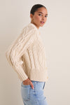 Sandstone Cotton Colette Cardigan
