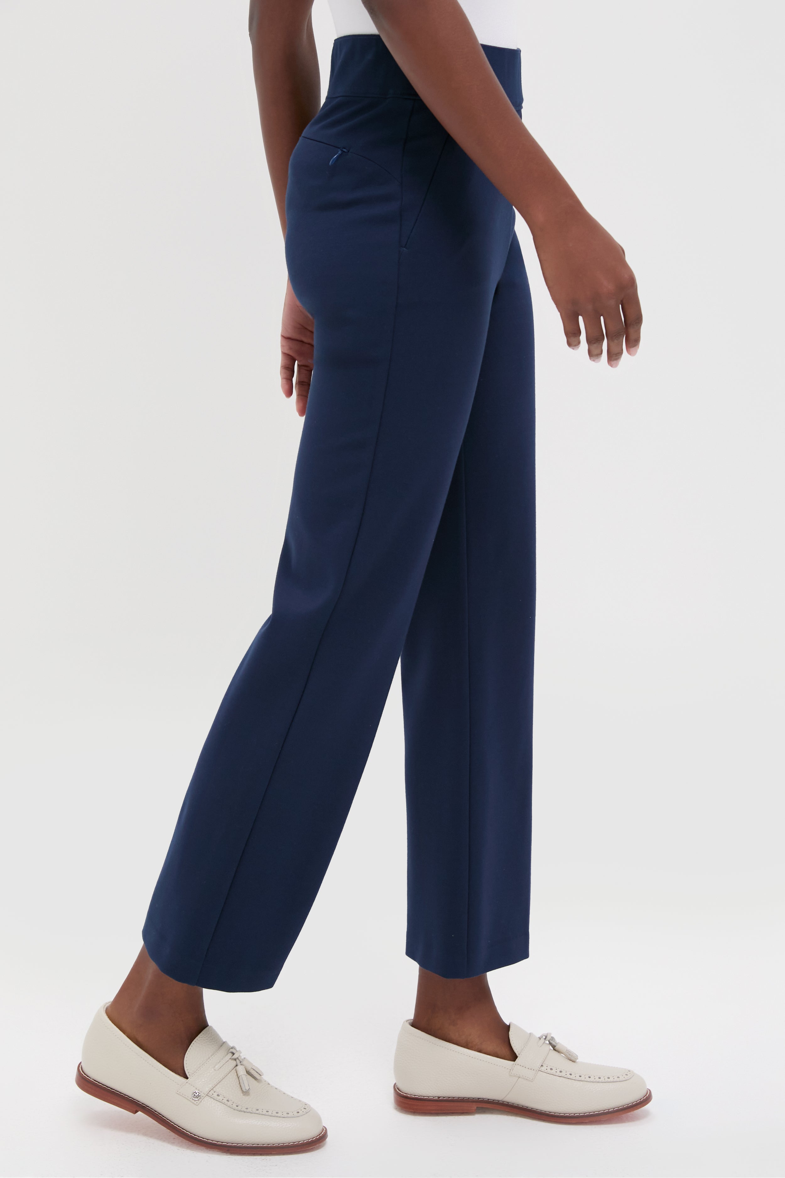 Navy 28 Inch Compression September Pant | Tnuck Sport