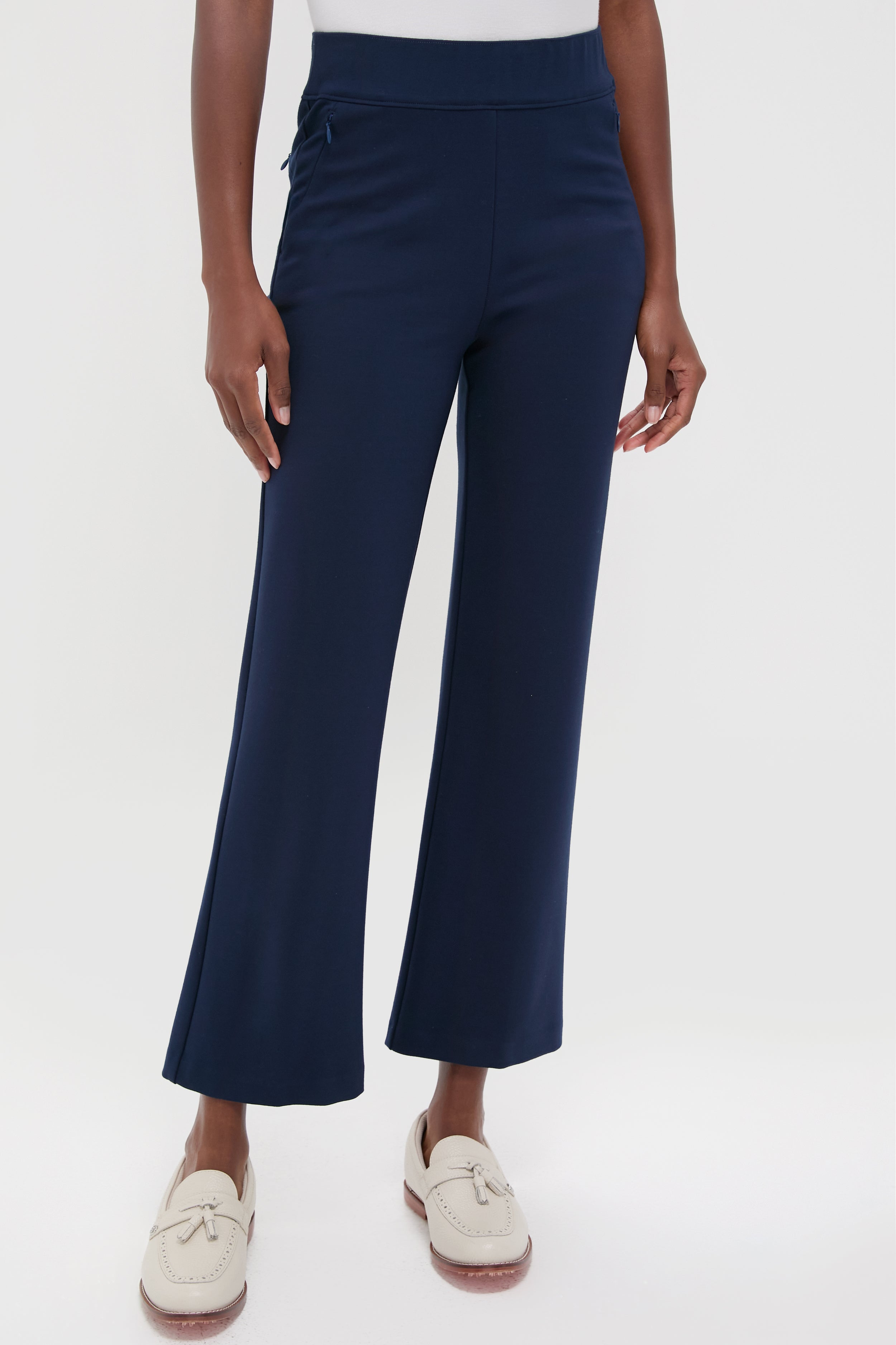 Navy 28 Inch Compression September Pant | Tnuck Sport