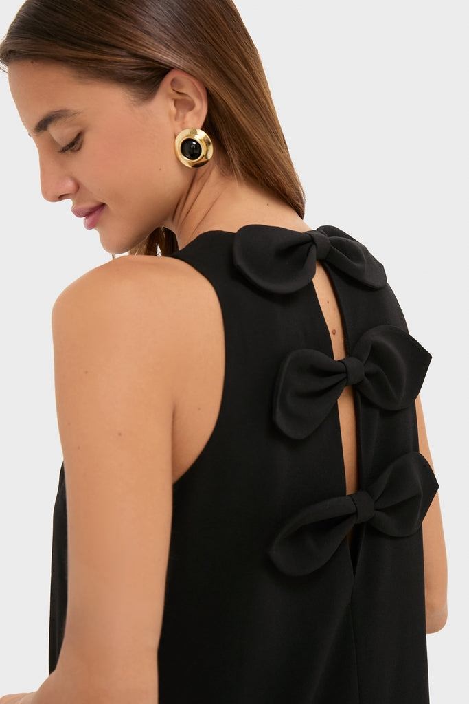 Tuckernuck Black Crepe Portia Dress Black Crepe / XS Tuckernuck Black Crepe Portia Dress Black Crepe / XS