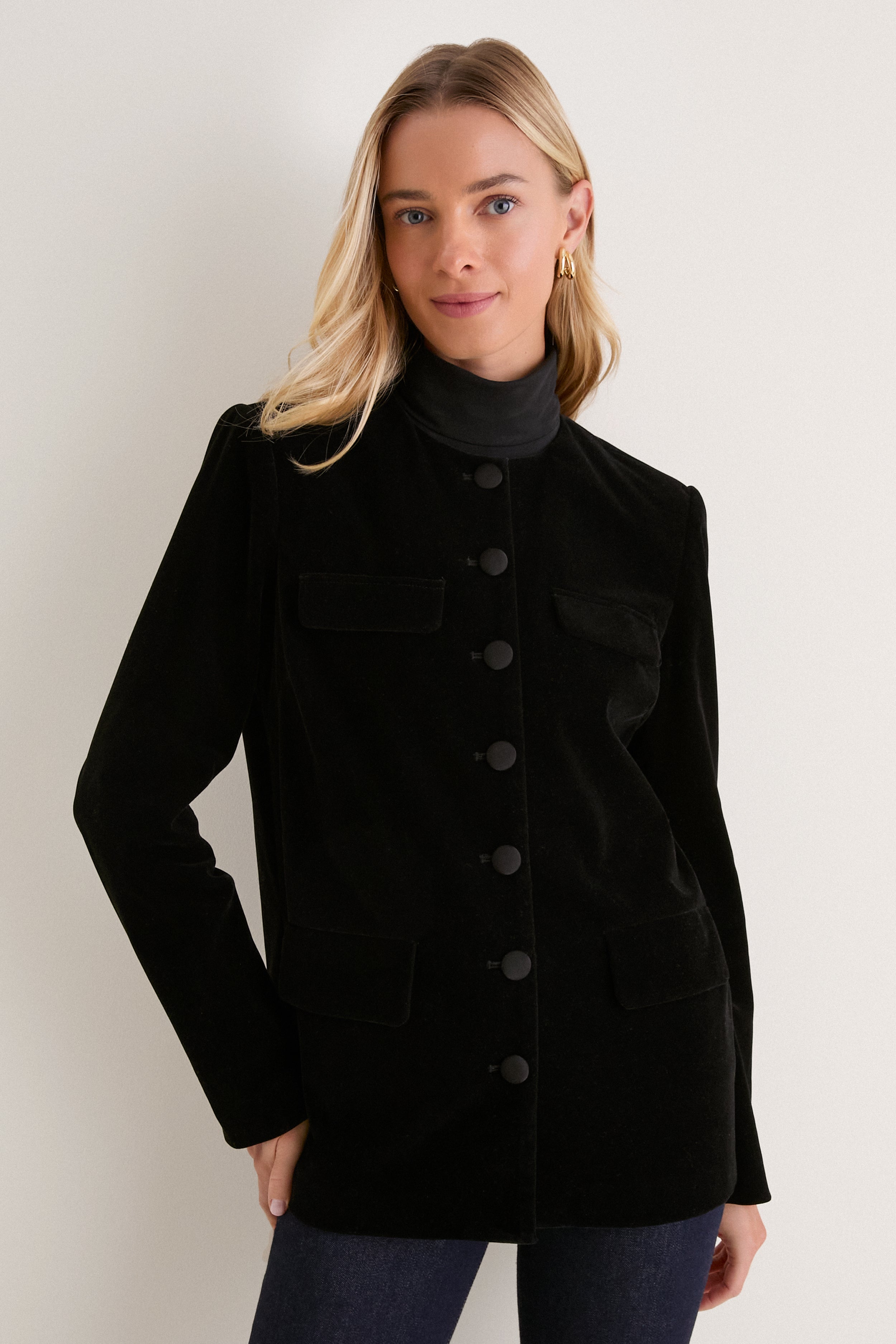 Black Velvet Jennings Jacket | Pomander Place | Tuckernuck