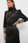 Black Embellished Faven Dress