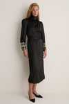 Black Embellished Faven Dress