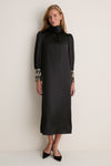 Black Embellished Faven Dress