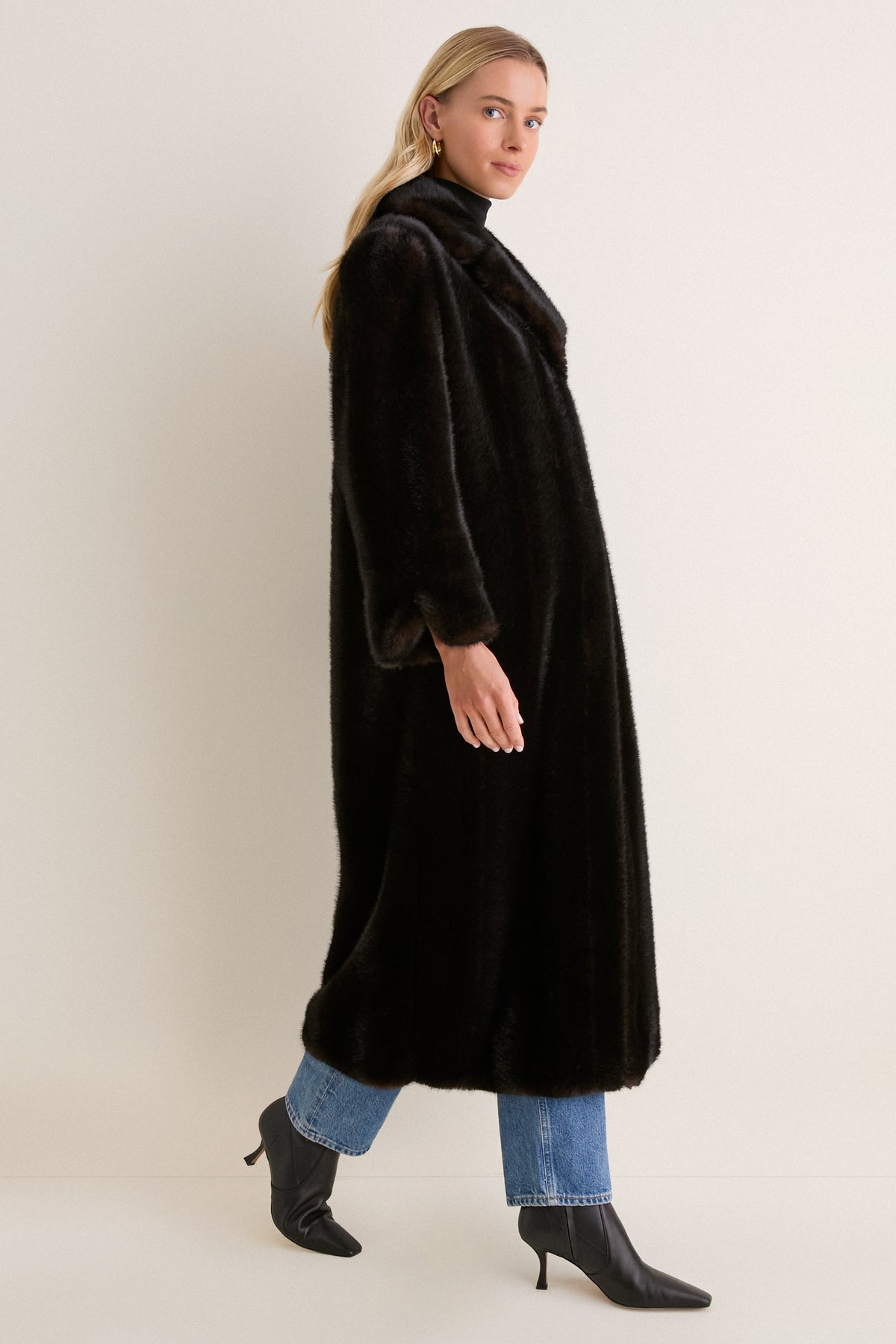 Brown Fur Carmella Coat
