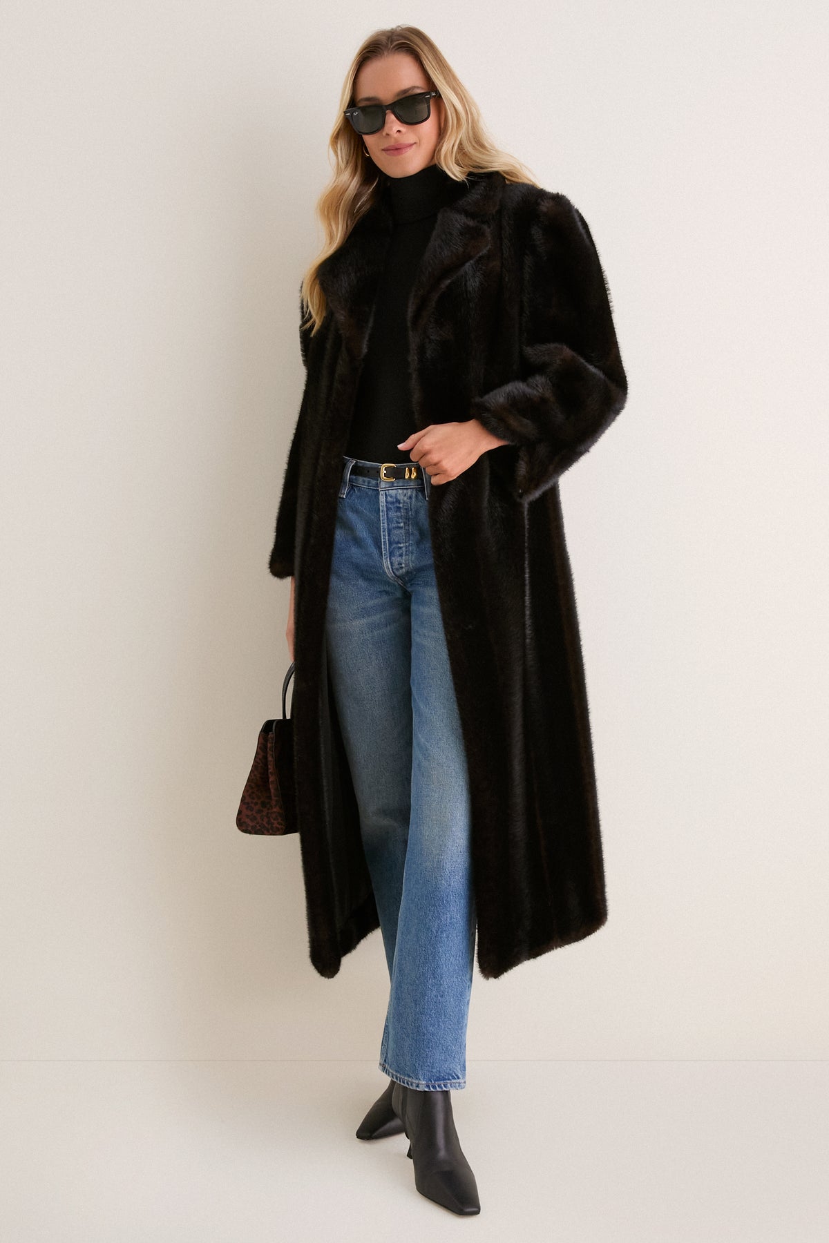 Brown Fur Carmella Coat