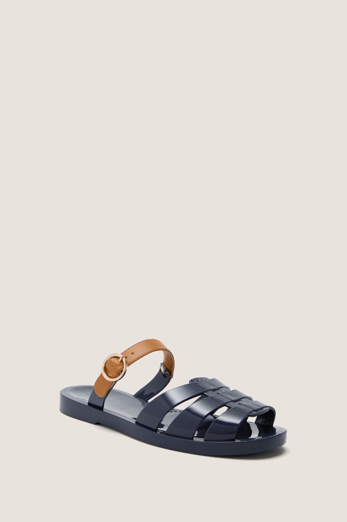 Navy Riley Jelly Sandals