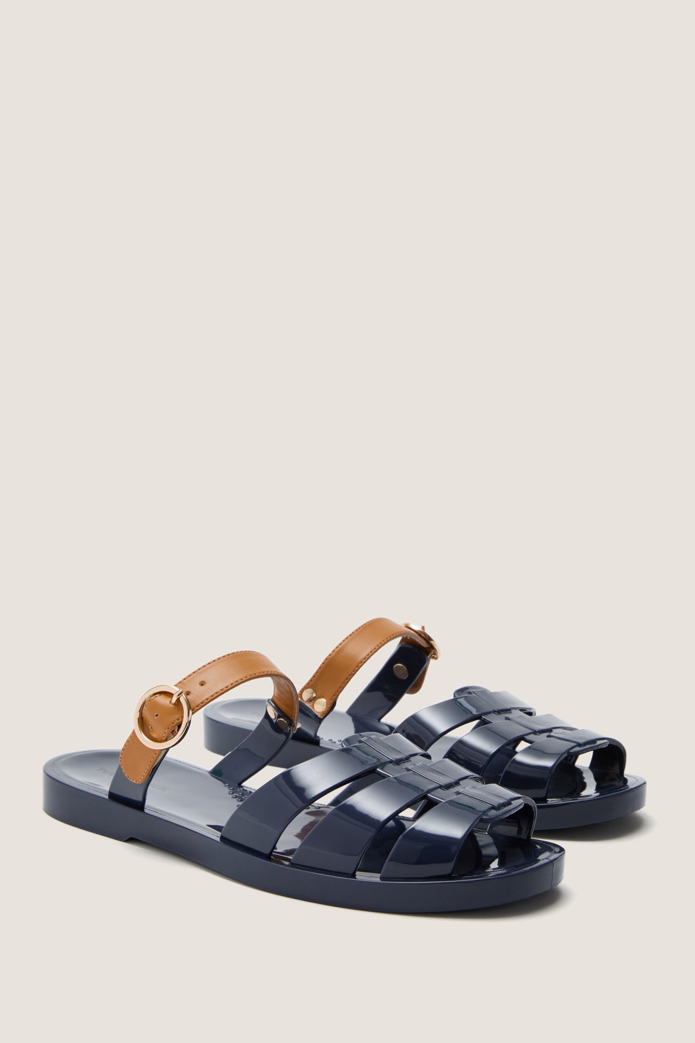 Tuckernuck Shoes Navy Riley Jelly Sandals Navy / 9/10