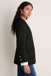 Black Braided Trim Shay Jacket