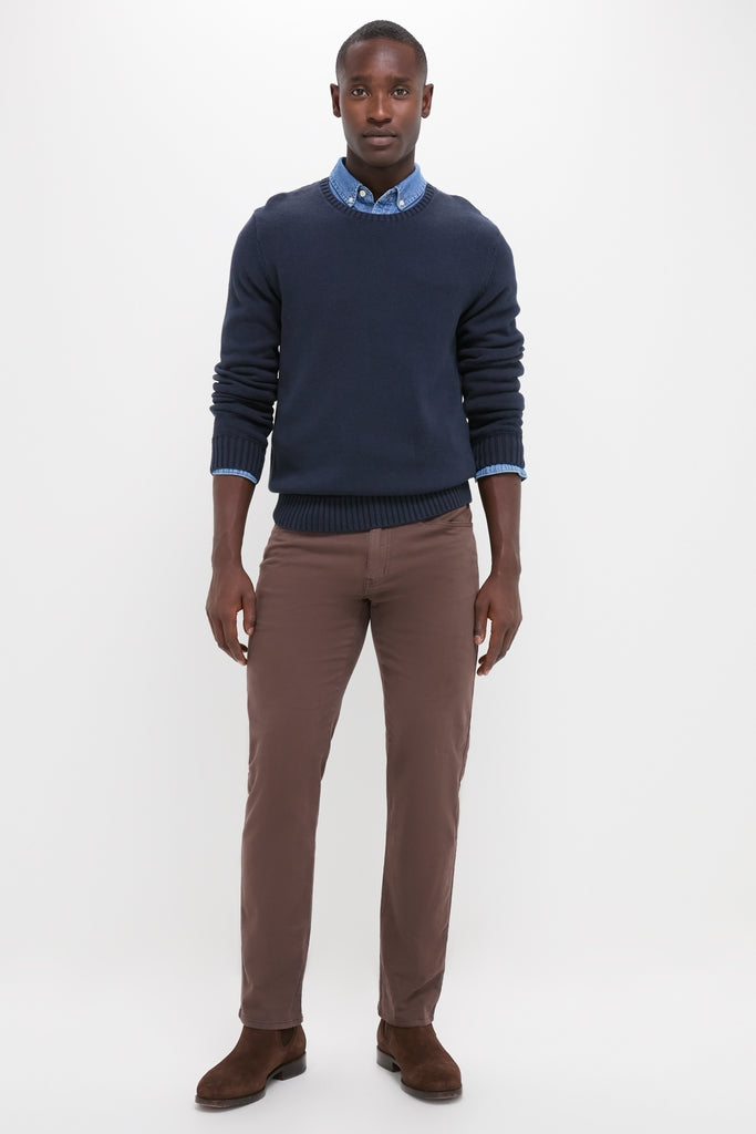 Navy Blue All Season Classic Crewneck | Spruce