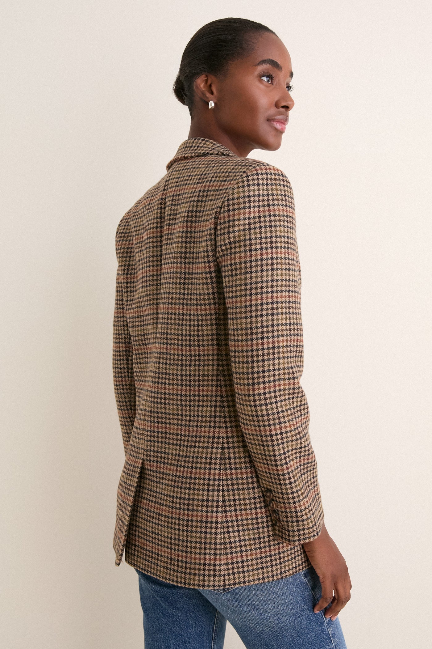 Houndstooth Leo Blazer