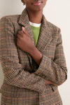 Houndstooth Leo Blazer