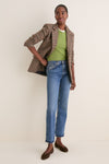 Houndstooth Leo Blazer